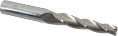 Accupro - 2° Taper Angle per Side, 1/2" Small End Diam, 3-1/4" LOC, Solid Carbide 3 Flute Tapered Square End Mill - 6" OAL, 3/4" Shank Diam - Americas Industrial Supply