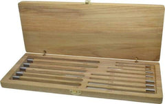 Made in USA - 0.124" to 0.501", Chucking Reamer Set - Straight Flute, Right Hand Cut, 14 Pieces - Americas Industrial Supply