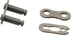 Browning - 1/4" Pitch, ANSI 25, Roller Chain Connecting Link - For Use with Single Strand Chain - Americas Industrial Supply