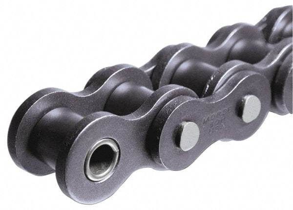 Morse - 1-1/4" Pitch, ANSI 100H, Heavy Series Roller Chain - Chain No. 100H, 10 Ft. Long, 3/4" Roller Diam, 3/4" Roller Width - Americas Industrial Supply
