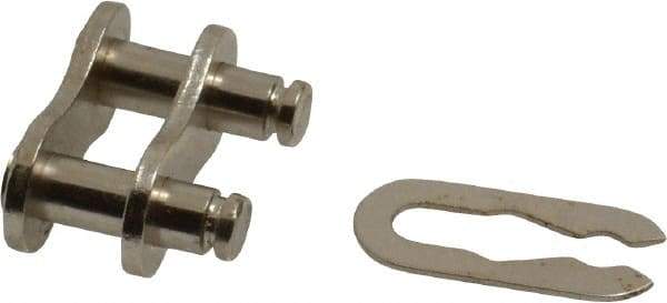 Browning - 3/8" Pitch, ANSI 35, Roller Chain Connecting Link - For Use with Single Strand Chain - Americas Industrial Supply