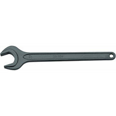 Open End Wrench: Single End Head, 24 mm 15 ° Head Angle, Vanadium Steel, Manganese Phosphate Finish