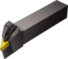 Sandvik Coromant - DVJNL, Left Hand Cut, -3° Lead Angle, 1" Shank Height x 1" Shank Width, Negative Rake Indexable Turning Toolholder - 6" OAL, VNMG 332 Insert Compatibility, Series T-Max P - Americas Industrial Supply