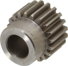 Browning - 16 Pitch, 1-1/4" Pitch Diam, 1.37" OD, 20 Tooth Spur Gear - 3/4" Face Width, 5/8" Bore Diam, 1-1/16" Hub Diam, 20° Pressure Angle, Steel - Americas Industrial Supply