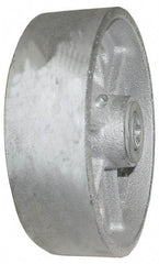 Value Collection - 4 Inch Diameter x 1-1/2 Inch Wide, Cast Iron Caster Wheel - 600 Lb. Capacity, 1-5/8 Inch Hub Length, 1/2 Inch Axle Diameter, Roller Bearing - Americas Industrial Supply