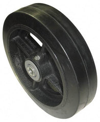 Value Collection - 5 Inch Diameter x 2 Inch Wide, Soft Rubber Caster Wheel - 400 Lb. Capacity, 2-3/16 Inch Hub Length, 1/2 Inch Axle Diameter, Roller Bearing - Americas Industrial Supply