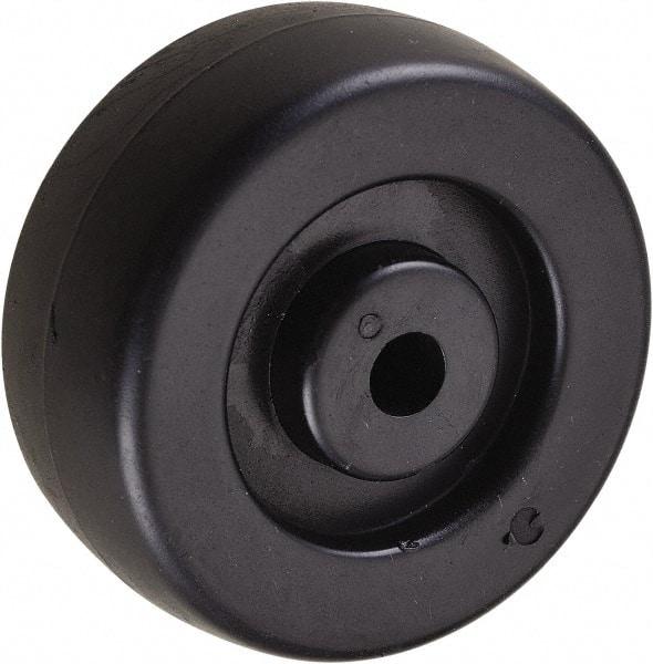 Value Collection - 2-1/2 Inch Diameter x 1-1/8 Inch Wide, Polyolefin Caster Wheel - 175 Lb. Capacity, 1-1/8 Inch Hub Length, 5/16 Inch Axle Diameter, Plain Bearing - Americas Industrial Supply