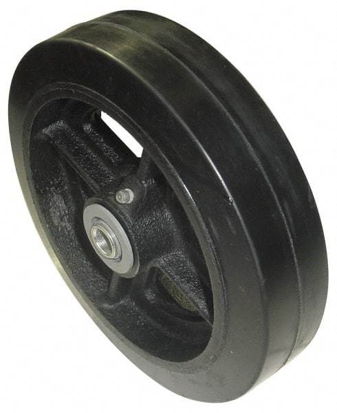 Value Collection - 16 Inch Diameter x 3 Inch Wide, Rubber Caster Wheel - 2,000 Lb. Capacity, 3 Inch Hub Length, 1 Inch Axle Diameter, Roller Bearing - Americas Industrial Supply