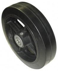 Value Collection - 10 Inch Diameter x 2-1/2 Inch Wide, Rubber Caster Wheel - 1,500 Lb. Capacity, 2-3/4 Inch Hub Length, 1 Inch Axle Diameter, Roller Bearing - Americas Industrial Supply