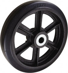 Value Collection - 12 Inch Diameter x 2-1/2 Inch Wide, Rubber Caster Wheel - 1,700 Lb. Capacity, 2-3/4 Inch Hub Length, 1 Inch Axle Diameter, Roller Bearing - Americas Industrial Supply