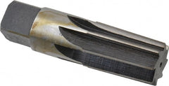 Interstate - 3/4" Pipe, 0.962" Diam, 7/8" Small End Diam, Straight Shank, 1-3/8" Flute, Taper Pipe Reamer - Americas Industrial Supply