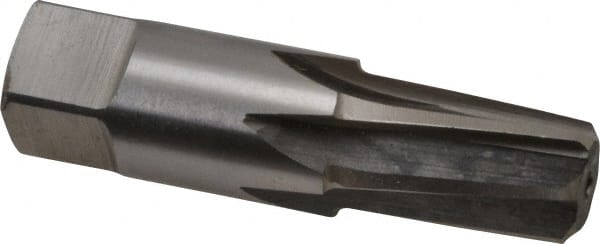 Interstate - 3/8" Pipe, 0.606" Diam, 0.54" Small End Diam, Straight Shank, 1-1/16" Flute, Taper Pipe Reamer - Americas Industrial Supply