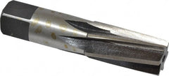 Interstate - 1/2" Pipe, 3/4" Diam, 0.665" Small End Diam, Straight Shank, 1-3/8" Flute, Taper Pipe Reamer - Americas Industrial Supply