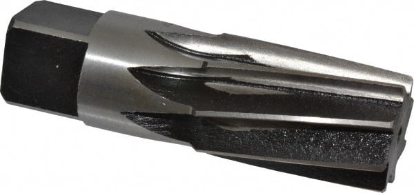 Interstate - 1" Pipe, 1.212" Diam, 1.103" Small End Diam, Straight Shank, 1-3/4" Flute, Taper Pipe Reamer - Americas Industrial Supply