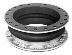 Mercer Rubber - 6" Pipe, Nitrile Single Arch Pipe Expansion Joint - 6" Long, 3/4" Extension, 1-3/4" Compression, 220 Max psi, Flanged - Americas Industrial Supply