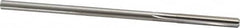 Made in USA - 7/32" High Speed Steel 6 Flute Chucking Reamer - Straight Flute, 0.2075" Straight Shank, 1-1/4" Flute Length, 5" OAL - Americas Industrial Supply