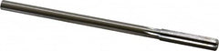 Made in USA - 21/64" High Speed Steel 6 Flute Chucking Reamer - Straight Flute, 0.2792" Straight Shank, 1-1/2" Flute Length, 6" OAL - Americas Industrial Supply