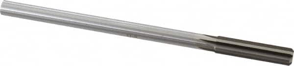 Made in USA - 27/64" High Speed Steel 6 Flute Chucking Reamer - Americas Industrial Supply
