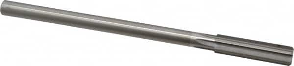 Made in USA - 15/32" High Speed Steel 6 Flute Chucking Reamer - Straight Flute, 0.373" Straight Shank, 1-3/4" Flute Length, 7" OAL - Americas Industrial Supply