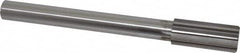 Made in USA - 1-5/16" High Speed Steel 10 Flute Chucking Reamer - Straight Flute, 1" Straight Shank, 3" Flute Length, 11-1/2" OAL - Americas Industrial Supply