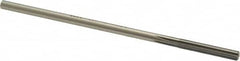 Made in USA - #10 High Speed Steel 6 Flute Chucking Reamer - Straight Flute, 0.186" Straight Shank, 1-1/4" Flute Length, 5" OAL - Americas Industrial Supply