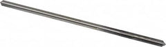 Made in USA - #24 High Speed Steel 4 Flute Chucking Reamer - Straight Flute, 0.146" Straight Shank, 1" Flute Length, 4" OAL - Americas Industrial Supply