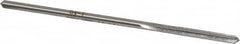 Made in USA - #25 High Speed Steel 4 Flute Chucking Reamer - Straight Flute, 0.143" Straight Shank, 1" Flute Length, 4" OAL - Americas Industrial Supply