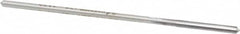 Made in USA - #33 High Speed Steel 4 Flute Chucking Reamer - Straight Flute, 0.1055" Straight Shank, 7/8" Flute Length, 3-1/2" OAL - Americas Industrial Supply