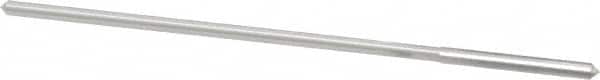 Made in USA - #37 High Speed Steel 4 Flute Chucking Reamer - Straight Flute, 0.095" Straight Shank, 7/8" Flute Length, 3-1/2" OAL - Americas Industrial Supply