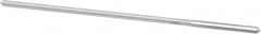 Made in USA - #37 High Speed Steel 4 Flute Chucking Reamer - Straight Flute, 0.095" Straight Shank, 7/8" Flute Length, 3-1/2" OAL - Americas Industrial Supply