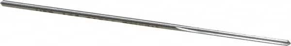 Made in USA - #51 High Speed Steel 4 Flute Chucking Reamer - Straight Flute, 0.066" Straight Shank, 3/4" Flute Length, 3" OAL - Americas Industrial Supply