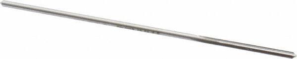Made in USA - #53 High Speed Steel 4 Flute Chucking Reamer - Straight Flute, 0.0585" Straight Shank, 1/2" Flute Length, 2-1/2" OAL - Americas Industrial Supply