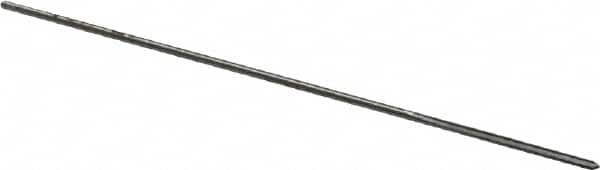 Made in USA - #57 High Speed Steel 4 Flute Chucking Reamer - Straight Flute, 0.039" Straight Shank, 1/2" Flute Length, 2-1/2" OAL - Americas Industrial Supply