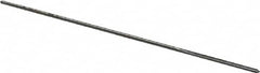 Made in USA - #57 High Speed Steel 4 Flute Chucking Reamer - Straight Flute, 0.039" Straight Shank, 1/2" Flute Length, 2-1/2" OAL - Americas Industrial Supply