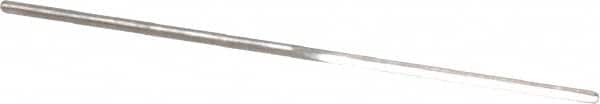 Made in USA - #66 High Speed Steel 3 Flute Chucking Reamer - Straight Flute, 0.033" Straight Shank, 1/2" Flute Length, 1-3/8" OAL - Americas Industrial Supply