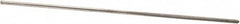 Made in USA - #80 High Speed Steel 2 Flute Chucking Reamer - Straight Flute, 0.0135" Straight Shank, 3/8" Flute Length, 3/4" OAL - Americas Industrial Supply