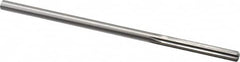 Made in USA - Letter F High Speed Steel 6 Flute Chucking Reamer - Straight Flute, 1/4" Straight Shank, 1-1/2" Flute Length, 6" OAL - Americas Industrial Supply