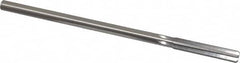 Made in USA - Letter T High Speed Steel 6 Flute Chucking Reamer - Straight Flute, 0.3105" Straight Shank, 1-3/4" Flute Length, 7" OAL - Americas Industrial Supply