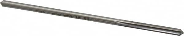 Made in USA - 4mm High Speed Steel 6 Flute Chucking Reamer - Straight Flute, 0.151" Straight Shank, 1" Flute Length, 4" OAL - Americas Industrial Supply