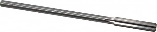 Made in USA - 10mm High Speed Steel 6 Flute Chucking Reamer - Straight Flute, 0.3105" Straight Shank, 1-3/4" Flute Length, 7" OAL - Americas Industrial Supply