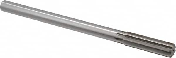Made in USA - 16.5mm High Speed Steel 8 Flute Chucking Reamer - Americas Industrial Supply
