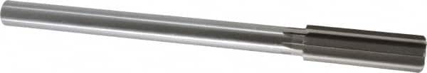 Made in USA - 20.5mm High Speed Steel 8 Flute Chucking Reamer - Straight Flute, 5/8" Straight Shank, 2-1/2" Flute Length, 9-1/2" OAL - Americas Industrial Supply