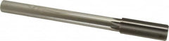 Made in USA - 23.5mm High Speed Steel 8 Flute Chucking Reamer - Straight Flute, 3/4" Straight Shank, 2-5/8" Flute Length, 10" OAL - Americas Industrial Supply