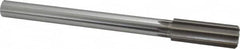 Made in USA - 24mm High Speed Steel 8 Flute Chucking Reamer - Straight Flute, 3/4" Straight Shank, 2-5/8" Flute Length, 10" OAL - Americas Industrial Supply