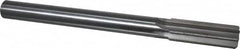 Made in USA - 25mm High Speed Steel 8 Flute Chucking Reamer - Straight Flute, 7/8" Straight Shank, 2-3/4" Flute Length, 10-1/2" OAL - Americas Industrial Supply