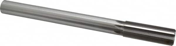 Made in USA - 25.5mm High Speed Steel 8 Flute Chucking Reamer - Straight Flute, 7/8" Straight Shank, 2-3/4" Flute Length, 10-1/2" OAL - Americas Industrial Supply