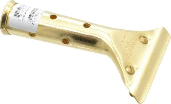 Unger - 5-1/2" Long x 0.8" Diam Metal Handle for Unger Poles - Threaded Connection, Brass - Americas Industrial Supply