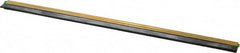Unger - 14" Rubber Blade Window Washer/Squeegee - Black, Brass Holder - Americas Industrial Supply