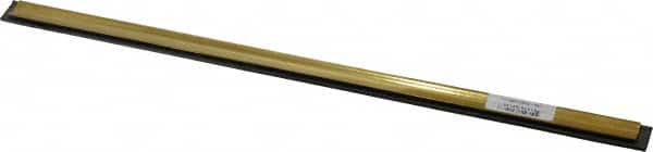 Unger - 16" Rubber Blade Window Washer/Squeegee - Black, Brass Holder - Americas Industrial Supply