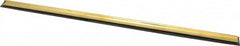 Unger - 18" Rubber Blade Window Washer/Squeegee - Black, Brass Holder - Americas Industrial Supply